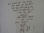 Wall Poetry - Fore Street - July 2009