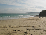 Bamaluz Beach - St Ives - Footprints In The Sand