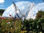 Eden Project - Butterfly Sculpture - July 2014